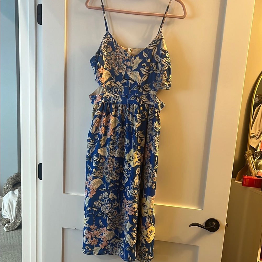 Sam & Lavi Blue Floral Dress